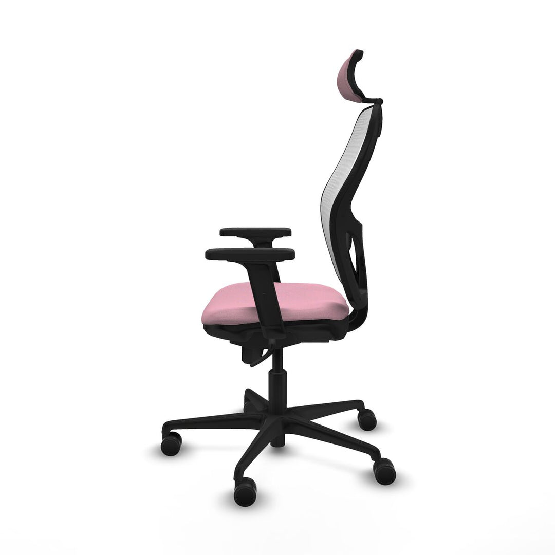 Office Chair with Headrest Piqueras y Crespo 2D036N2 Pink