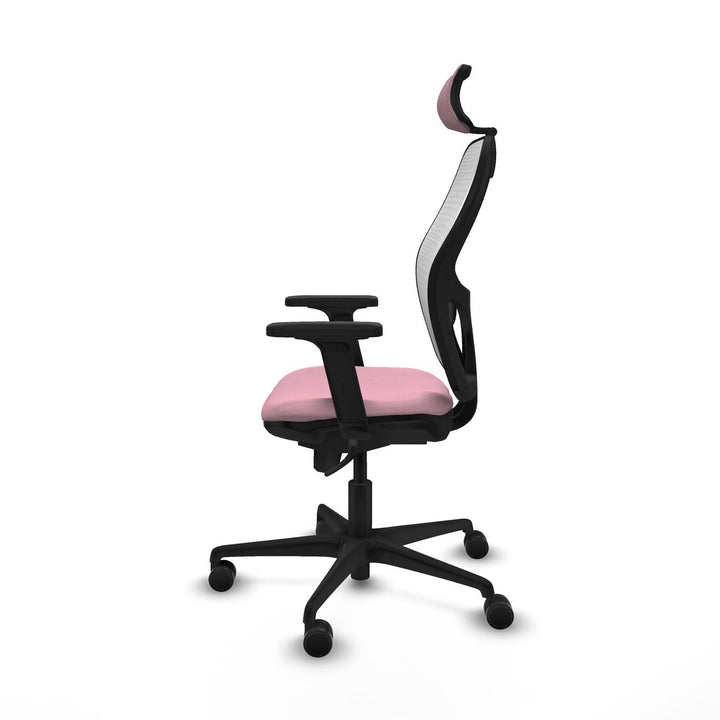 Office Chair with Headrest Piqueras y Crespo 2D036N2 Pink