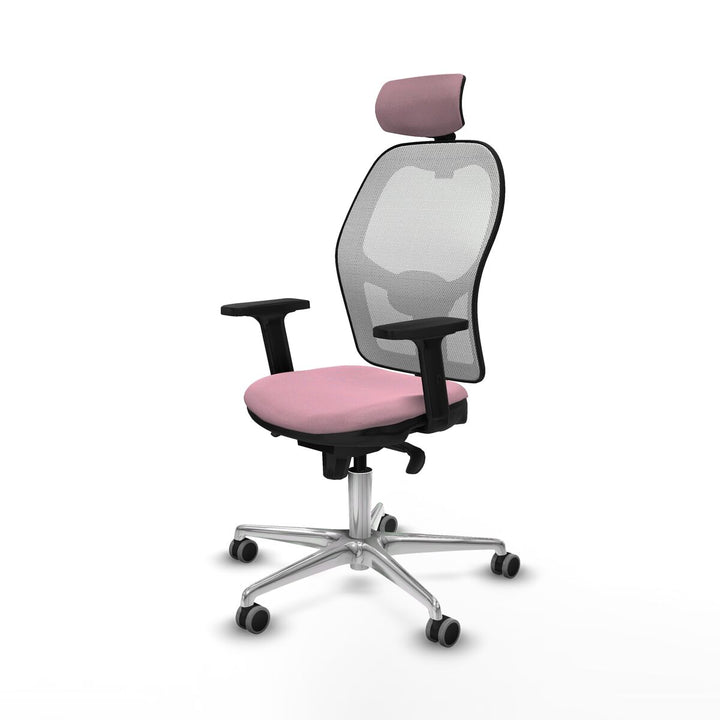 Office Chair with Headrest Piqueras y Crespo 2D086G2 Pink