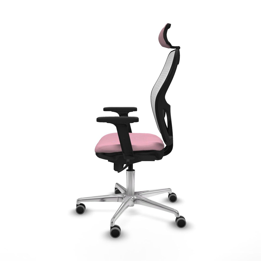Office Chair with Headrest Piqueras y Crespo 2D086G2 Pink