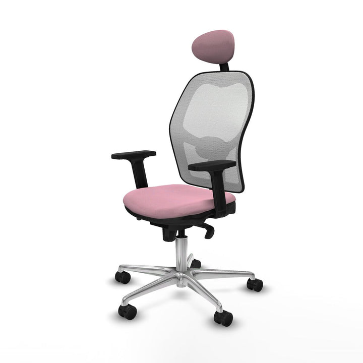 Office Chair with Headrest Piqueras y Crespo 2D086N1 Pink