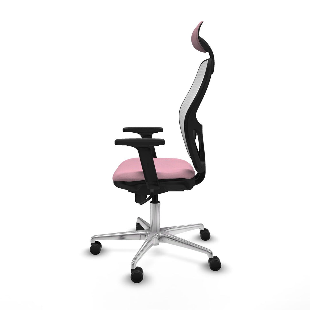 Office Chair with Headrest Piqueras y Crespo 2D086N1 Pink