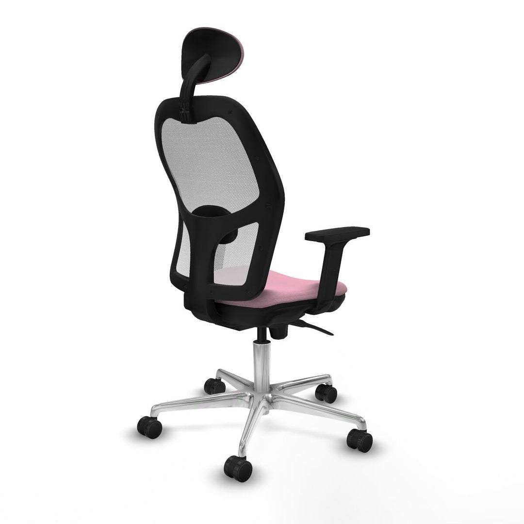 Office Chair with Headrest Piqueras y Crespo 2D086N1 Pink