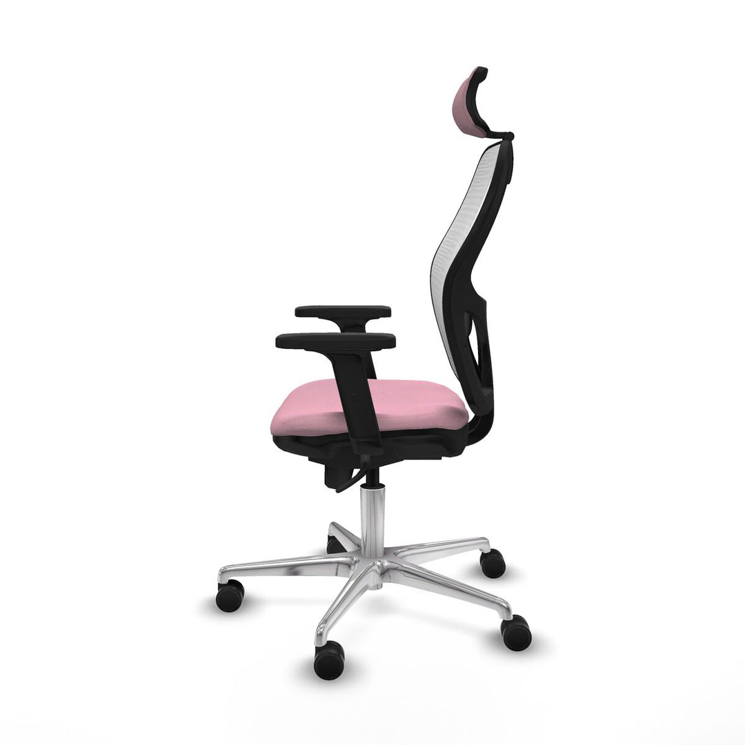 Office Chair with Headrest Piqueras y Crespo 2D086N2 Pink