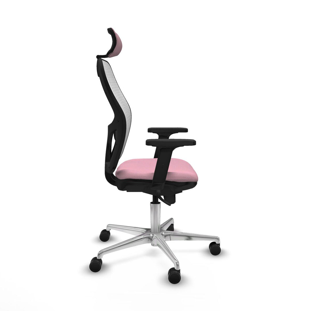 Office Chair with Headrest Piqueras y Crespo 2D086N2 Pink