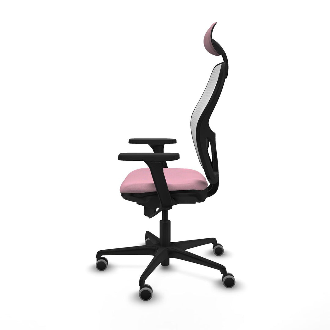 Office Chair with Headrest Piqueras y Crespo 3D036G1 Pink