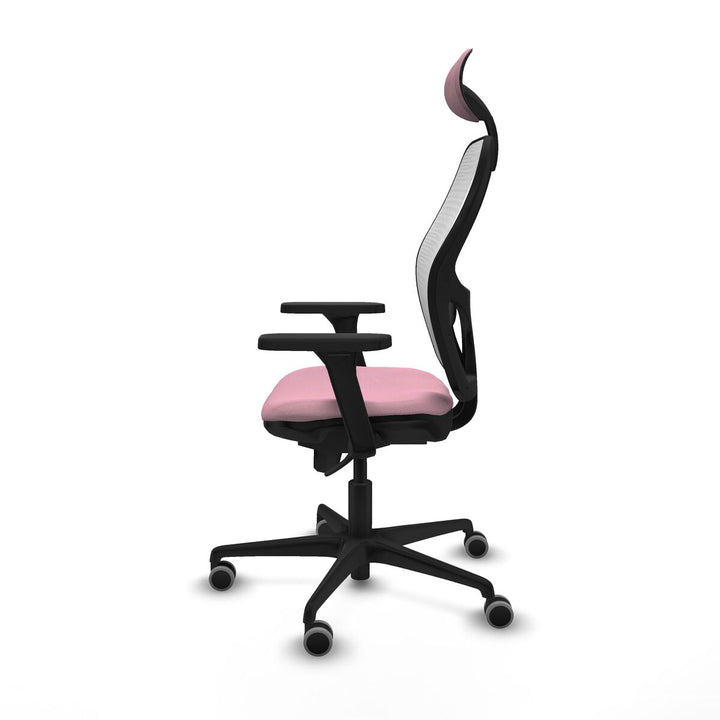 Office Chair with Headrest Piqueras y Crespo 3D036G1 Pink