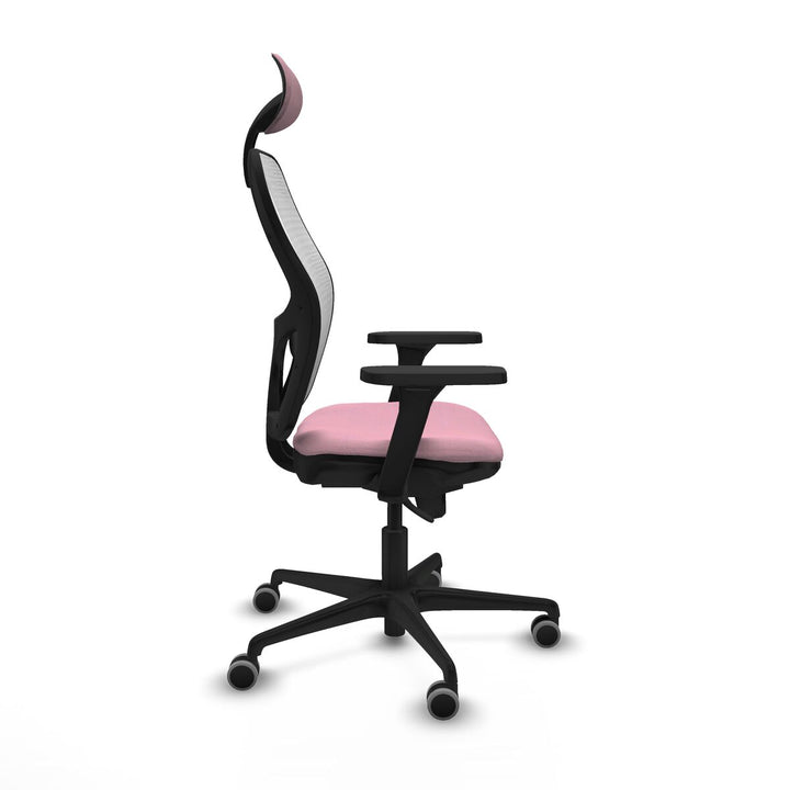 Office Chair with Headrest Piqueras y Crespo 3D036G1 Pink