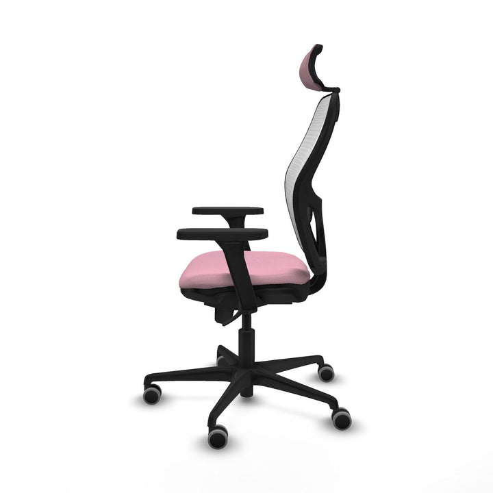 Office Chair with Headrest Piqueras y Crespo 3D036G2 Pink