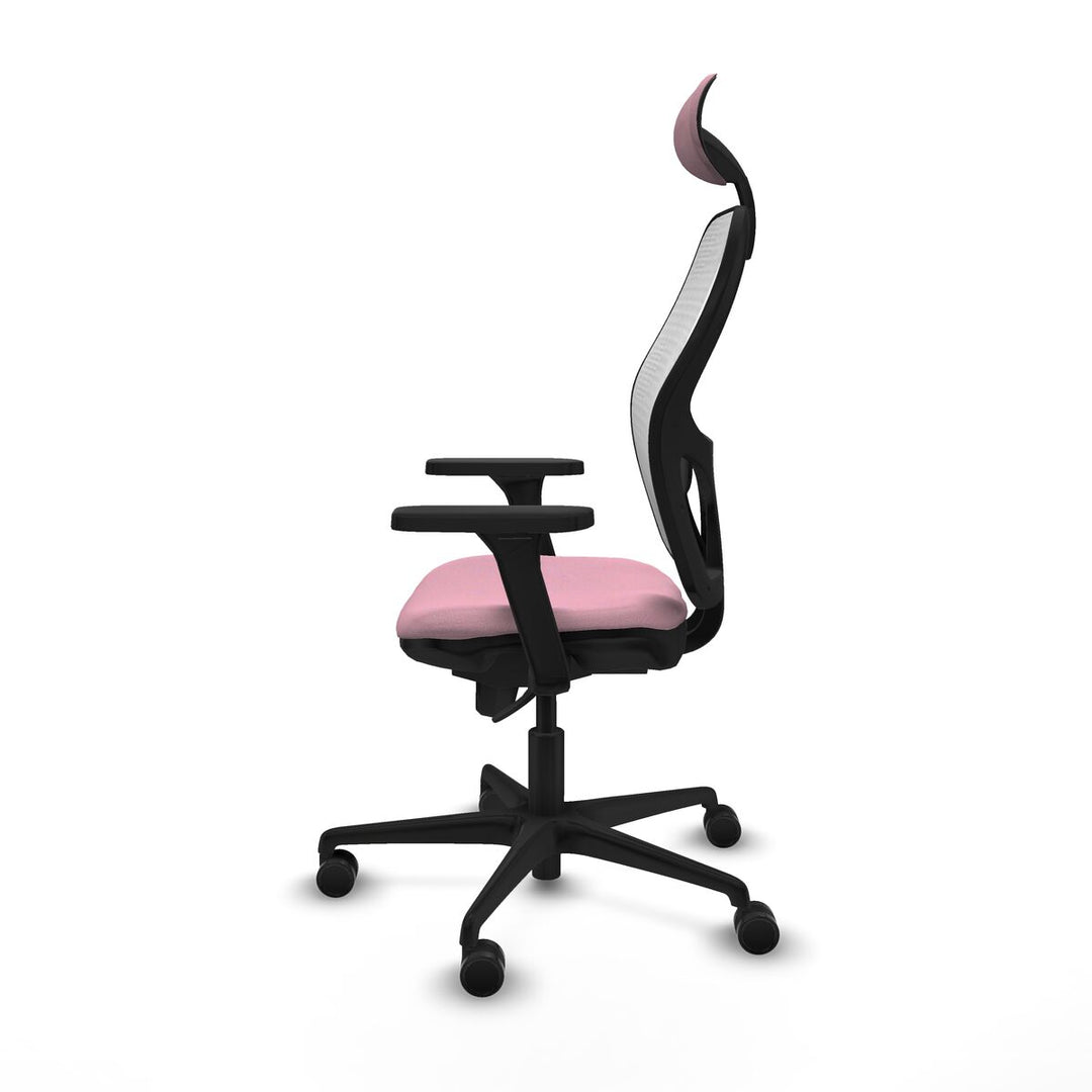 Office Chair with Headrest Piqueras y Crespo 3D036N1 Pink