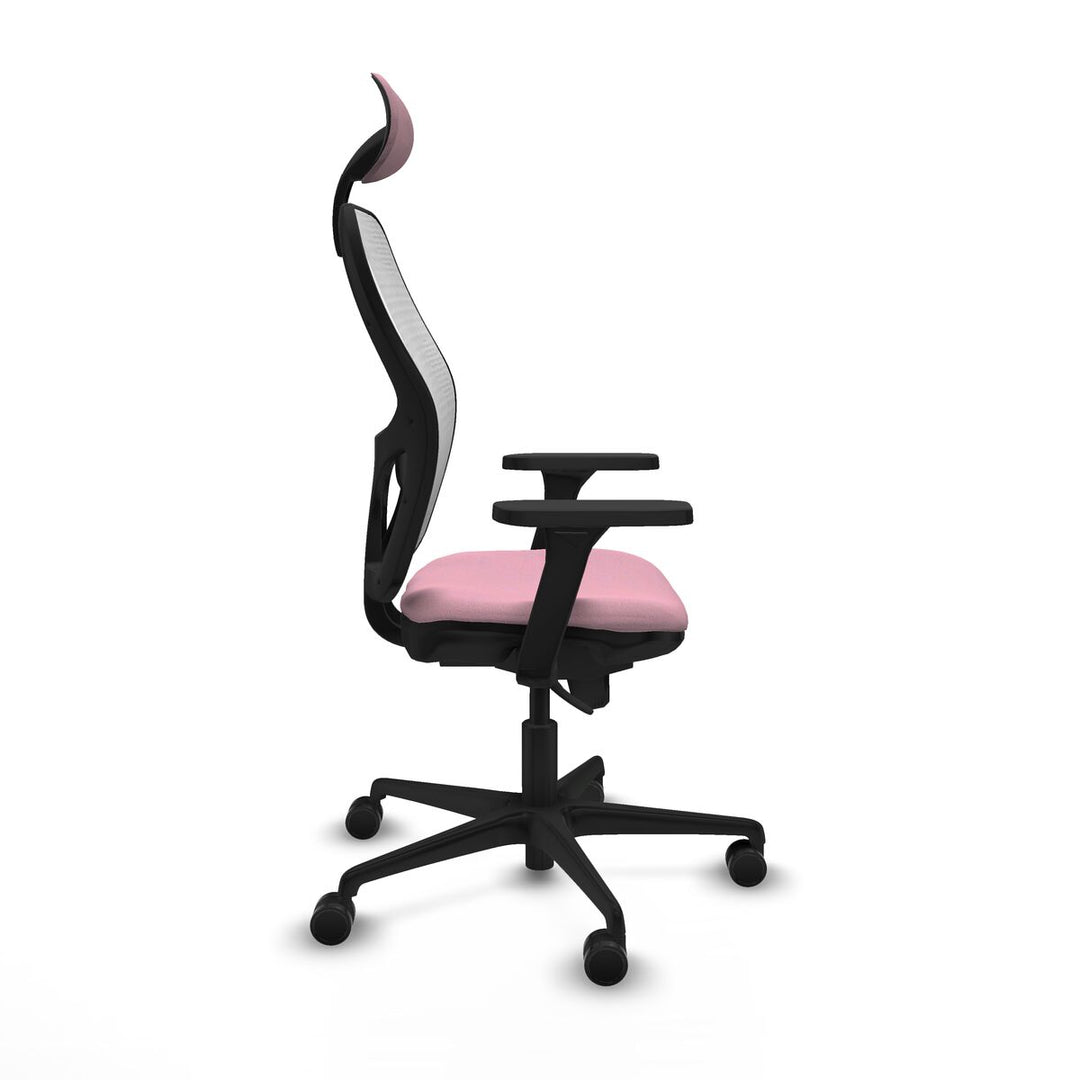 Office Chair with Headrest Piqueras y Crespo 3D036N1 Pink