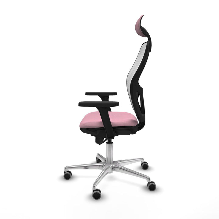 Office Chair with Headrest Piqueras y Crespo 3D086G1 Pink