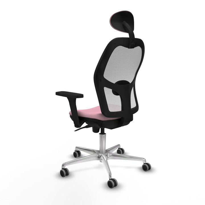 Office Chair with Headrest Piqueras y Crespo 3D086G1 Pink