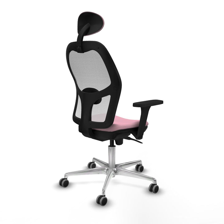 Office Chair with Headrest Piqueras y Crespo 3D086G1 Pink