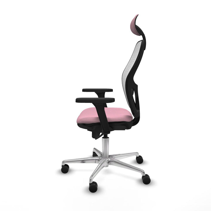 Office Chair with Headrest Piqueras y Crespo 3D086N1 Pink