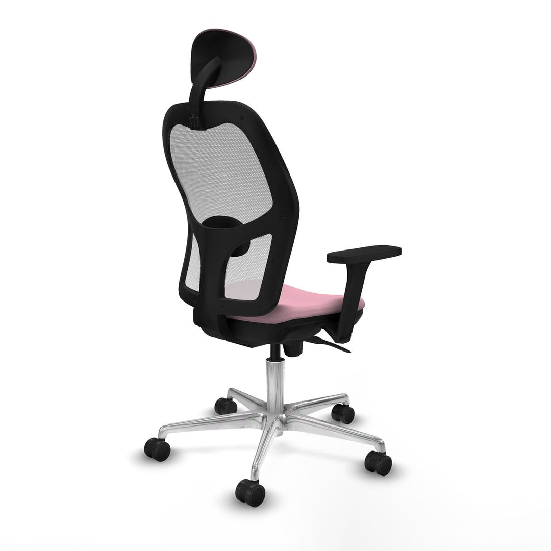 Office Chair with Headrest Piqueras y Crespo 3D086N1 Pink