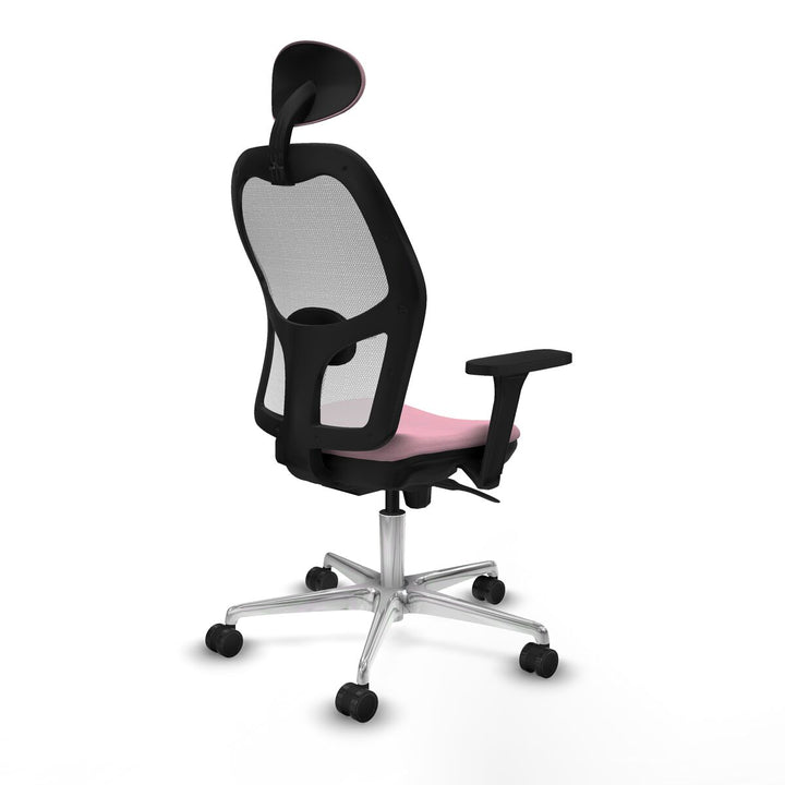 Office Chair with Headrest Piqueras y Crespo 3D086N1 Pink