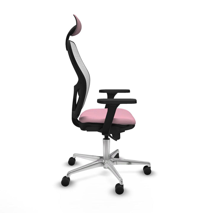 Office Chair with Headrest Piqueras y Crespo 3D086N1 Pink