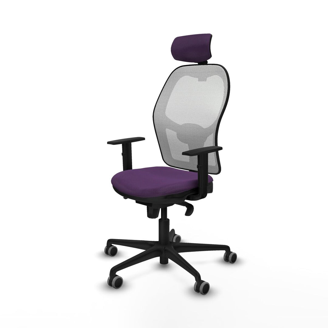 Office Chair with Headrest Piqueras y Crespo 1D036G2 Purple