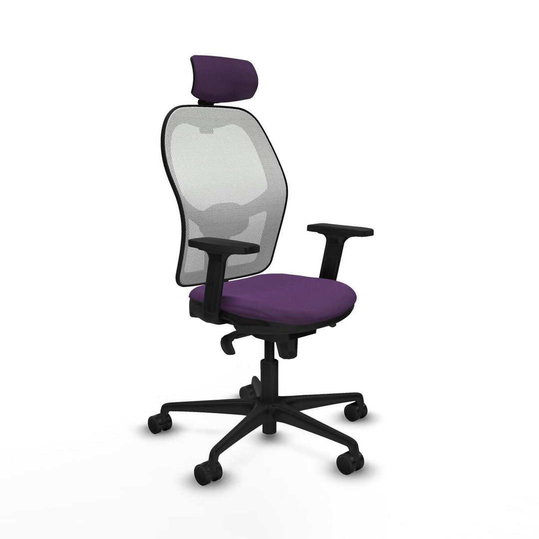 Office Chair with Headrest Piqueras y Crespo 2D036N2 Purple