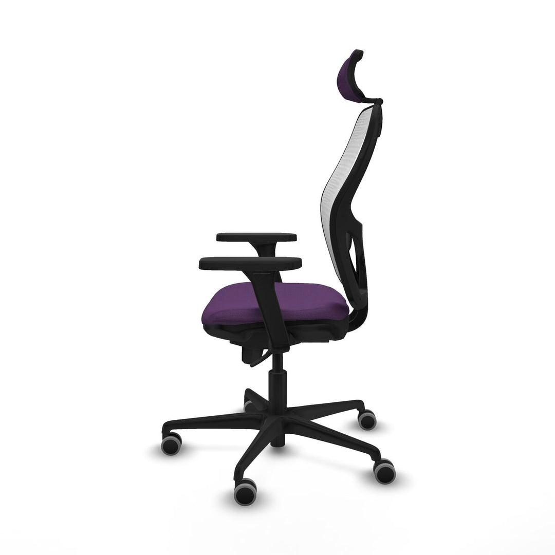 Office Chair with Headrest Piqueras y Crespo 3D036G2 Purple