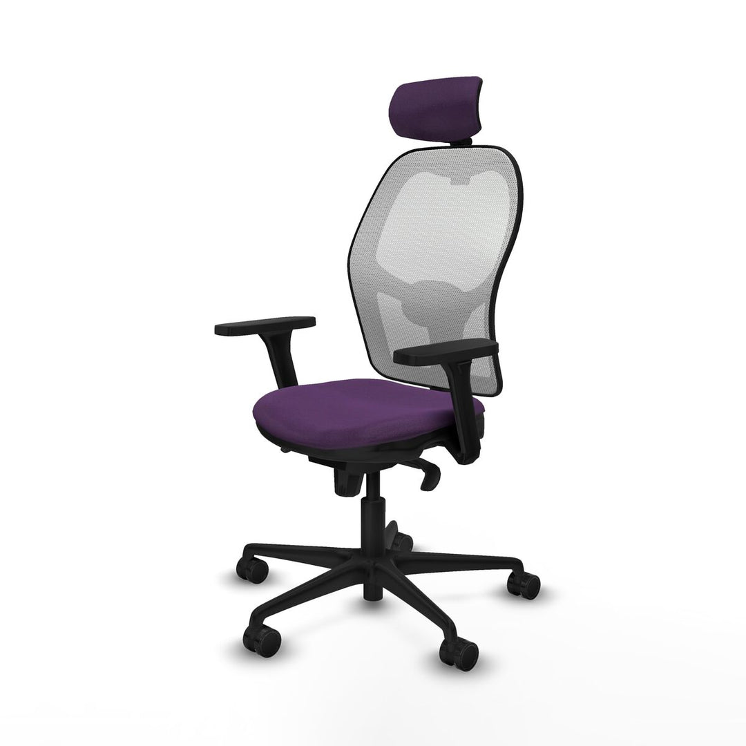 Office Chair with Headrest Piqueras y Crespo 3D036N2 Purple