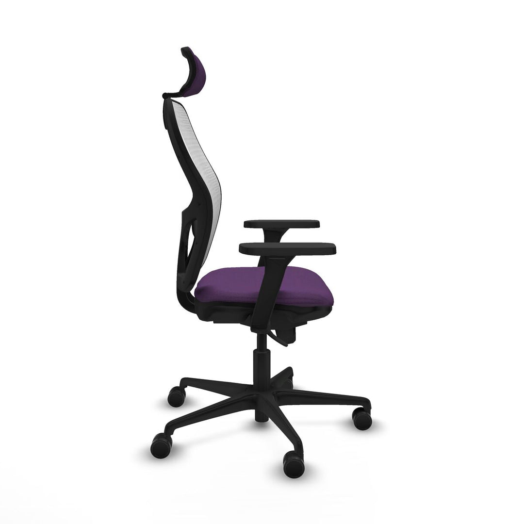 Office Chair with Headrest Piqueras y Crespo 3D036N2 Purple