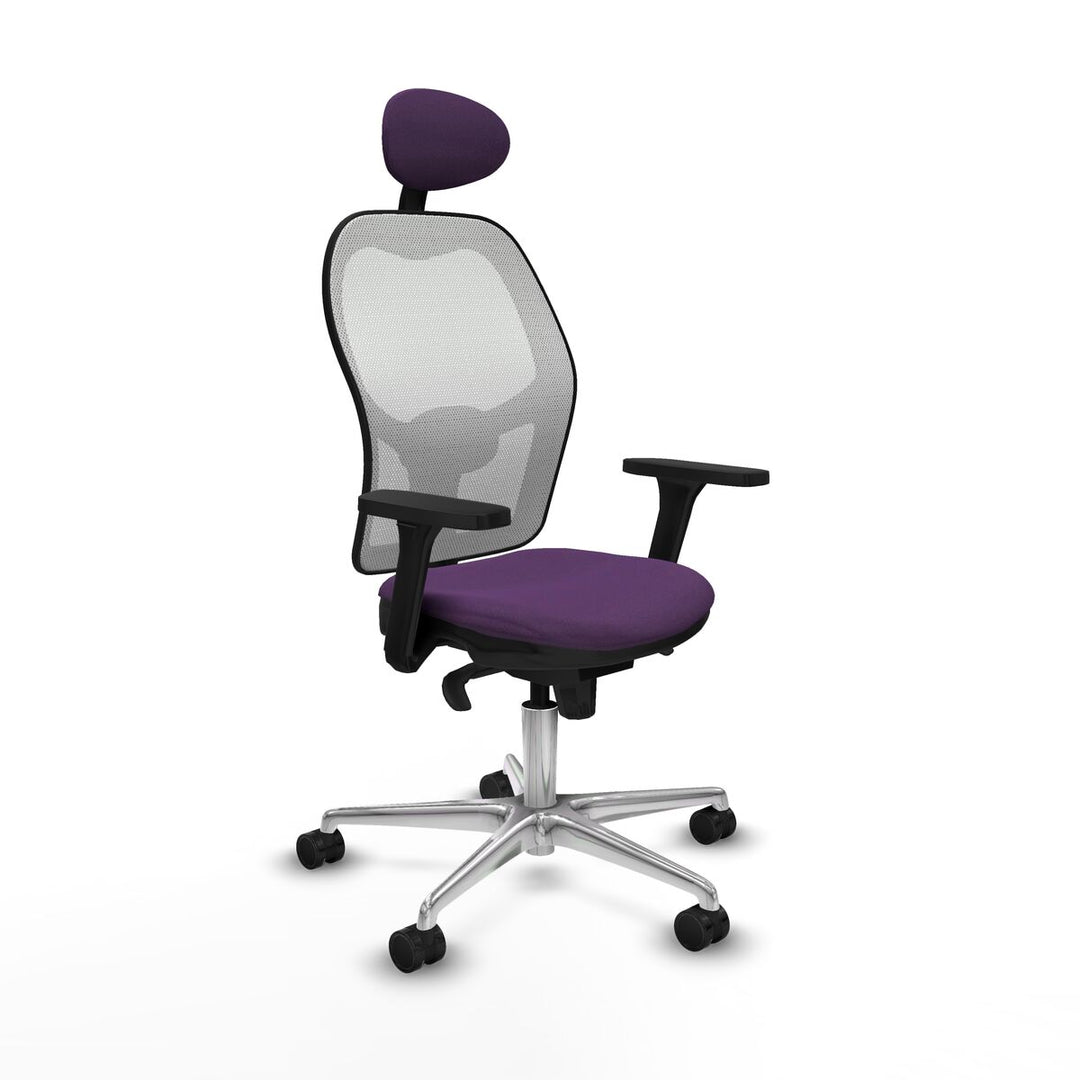 Office Chair with Headrest Piqueras y Crespo 3D086N1 Purple