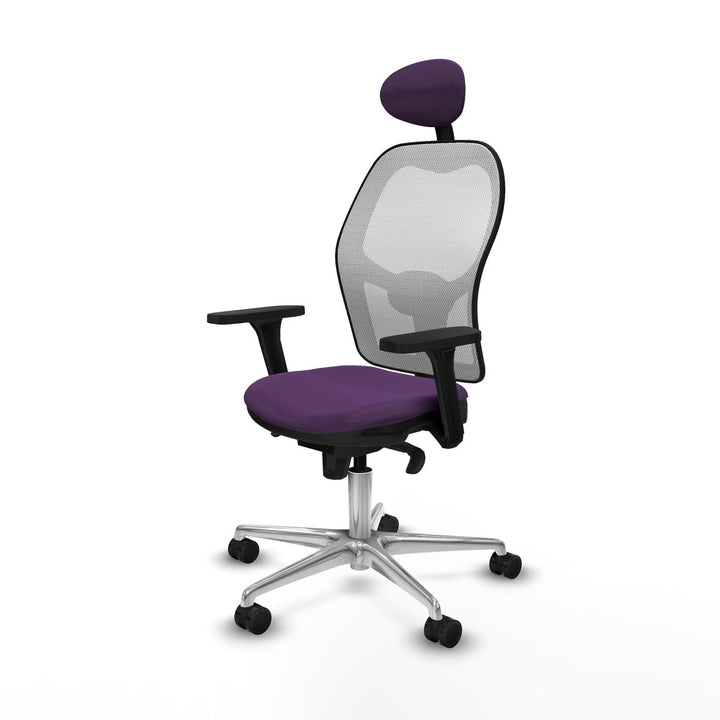 Office Chair with Headrest Piqueras y Crespo 3D086N1 Purple