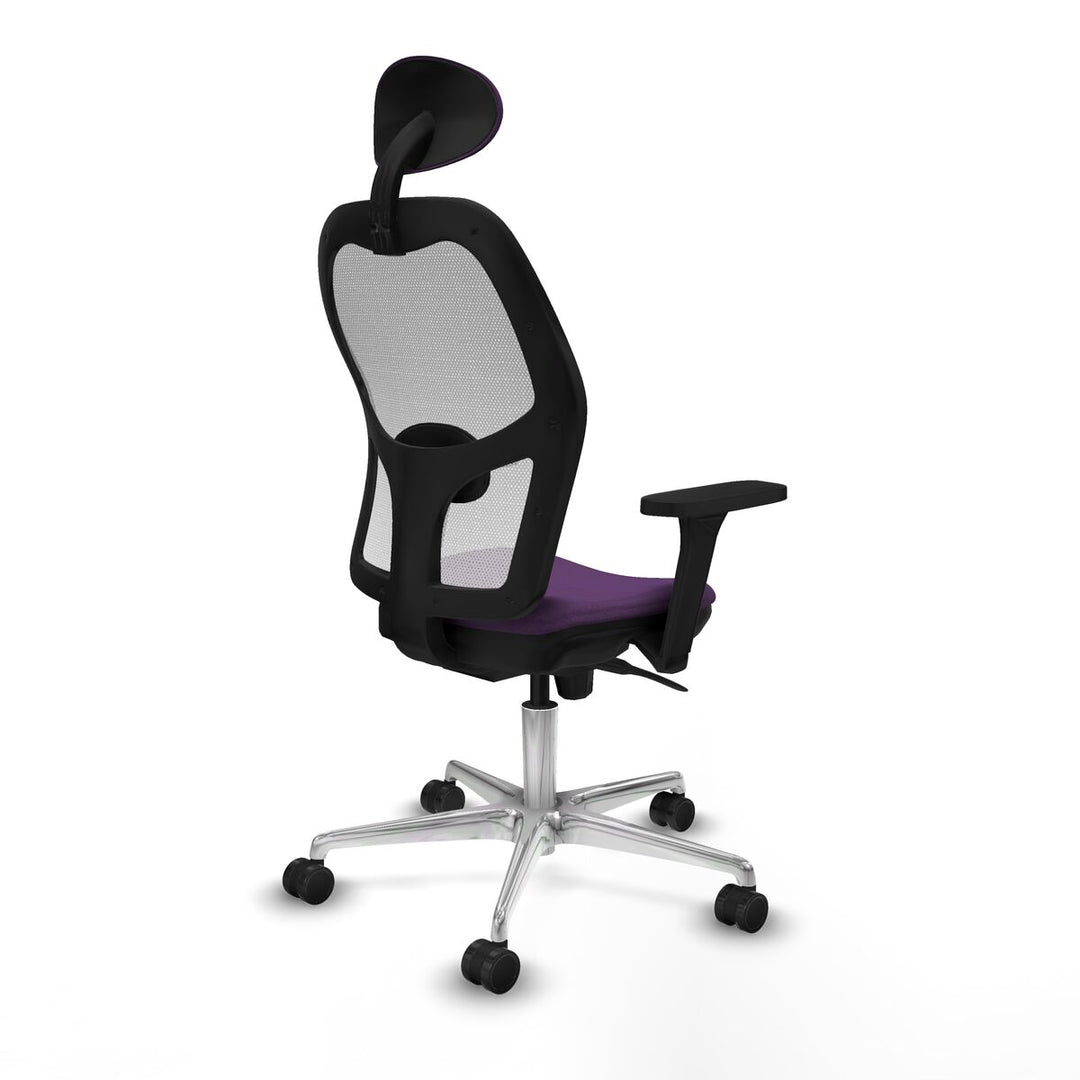 Office Chair with Headrest Piqueras y Crespo 3D086N1 Purple
