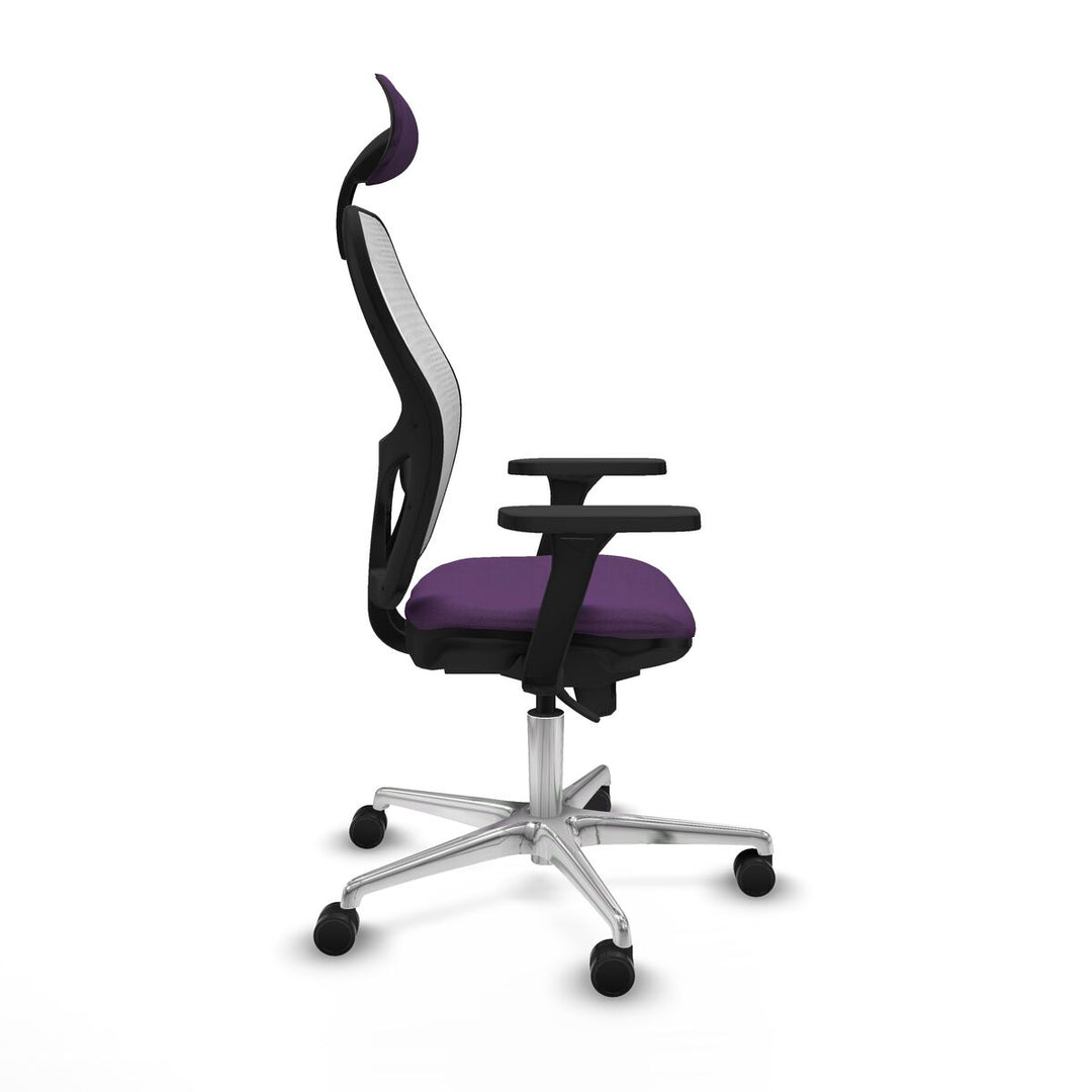 Office Chair with Headrest Piqueras y Crespo 3D086N1 Purple