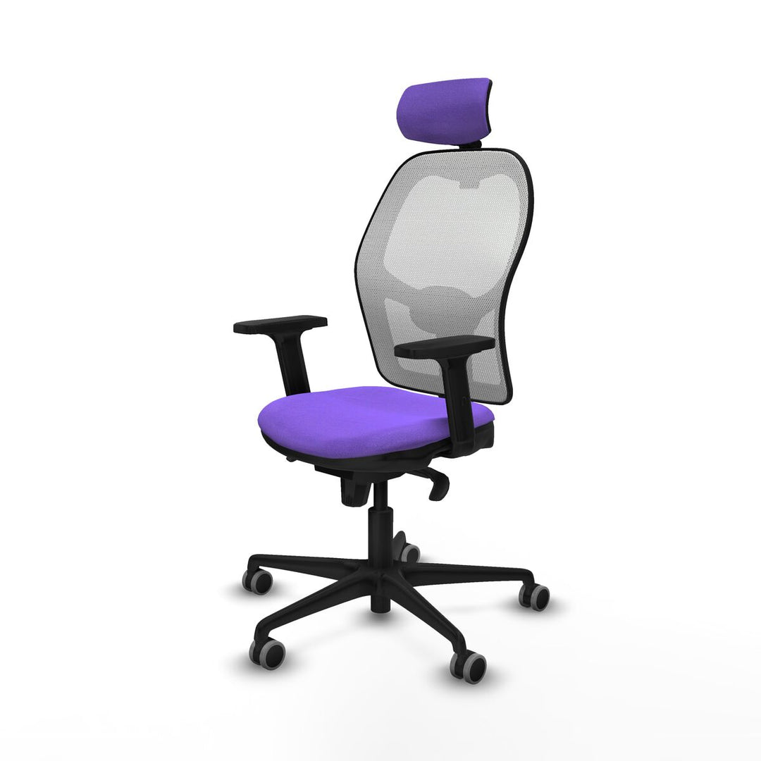 Office Chair with Headrest Piqueras y Crespo 2D036G2 Lilac