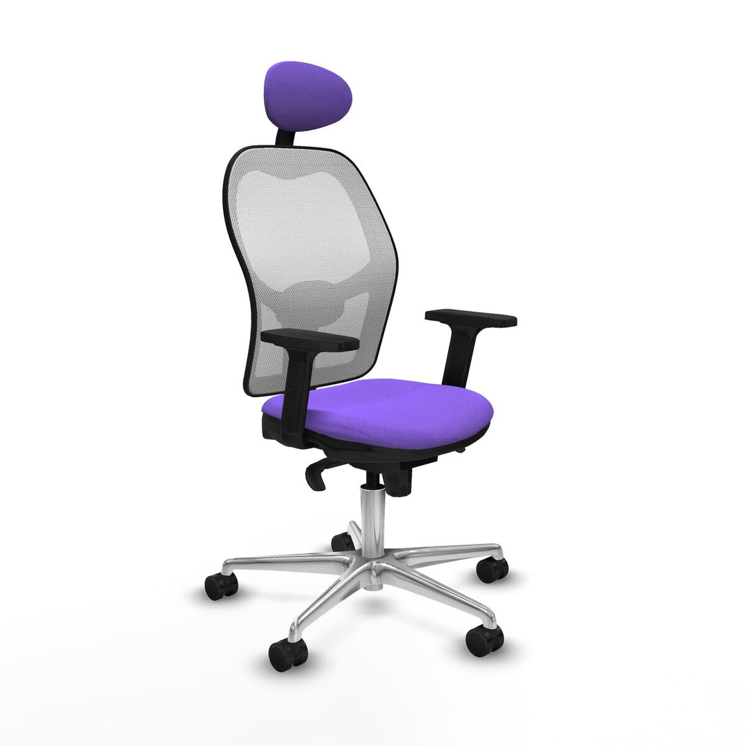 Office Chair with Headrest Piqueras y Crespo 2D086N1 Lilac