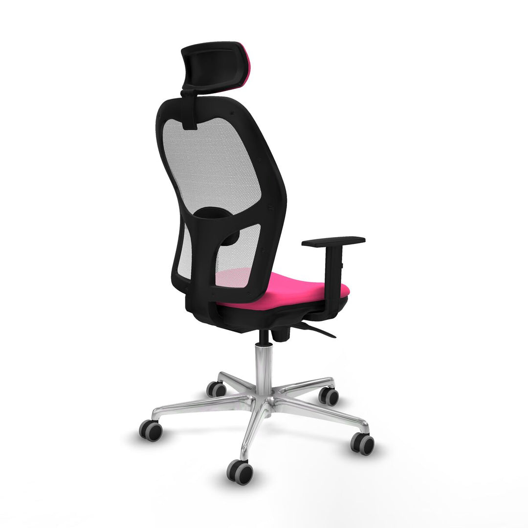Office Chair with Headrest Jorquera Piqueras y Crespo 1D086G2 Pink