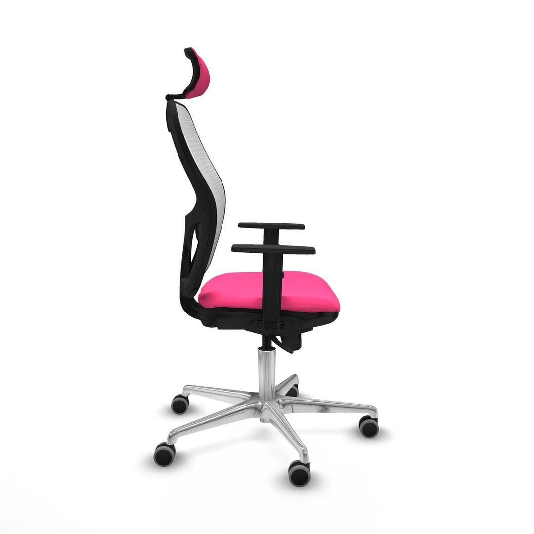 Office Chair with Headrest Jorquera Piqueras y Crespo 1D086G2 Pink