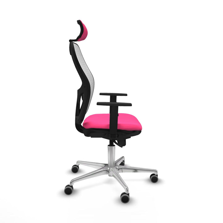 Office Chair with Headrest Jorquera Piqueras y Crespo 1D086G2 Pink