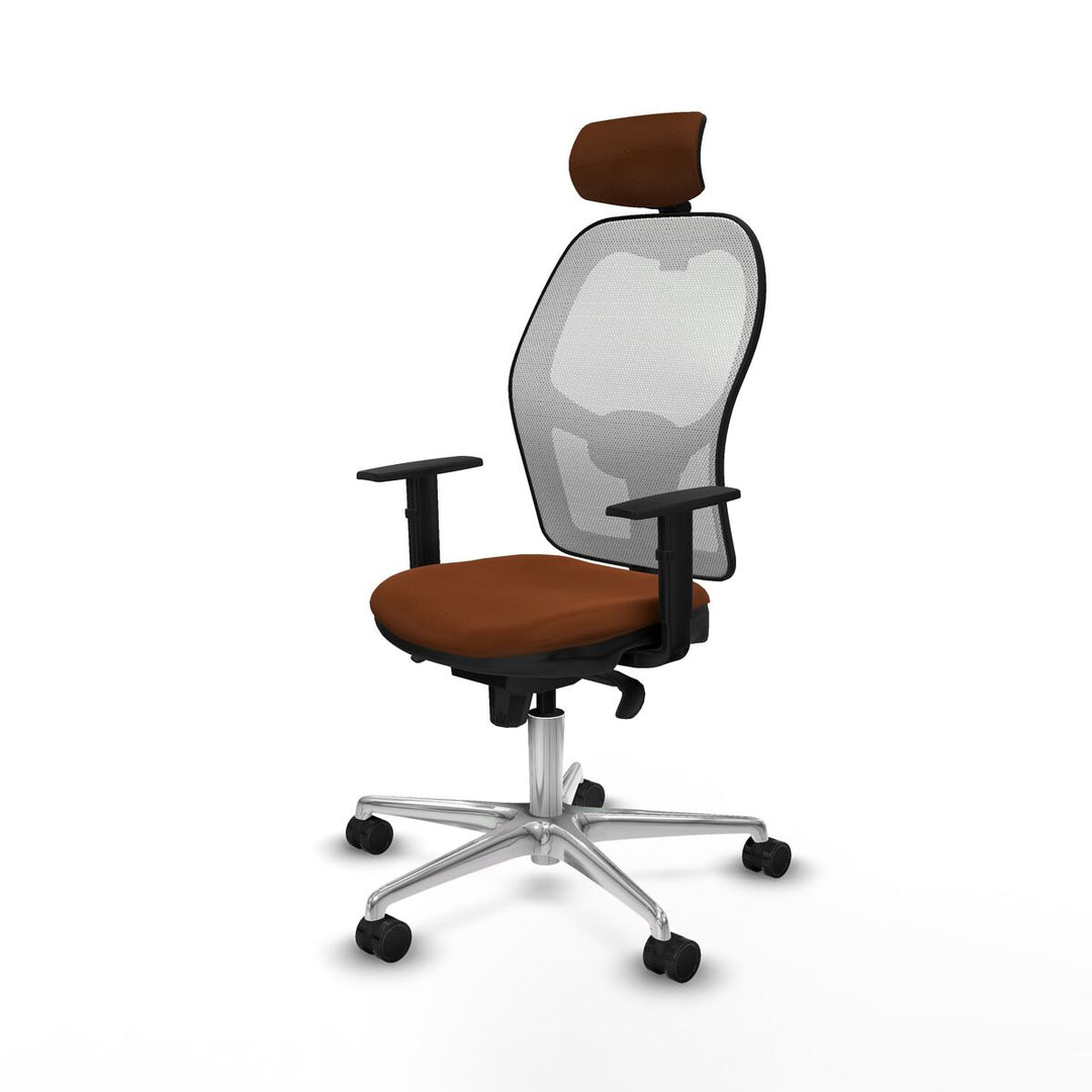 Office Chair Piqueras y Crespo 1D086N2 White Brown