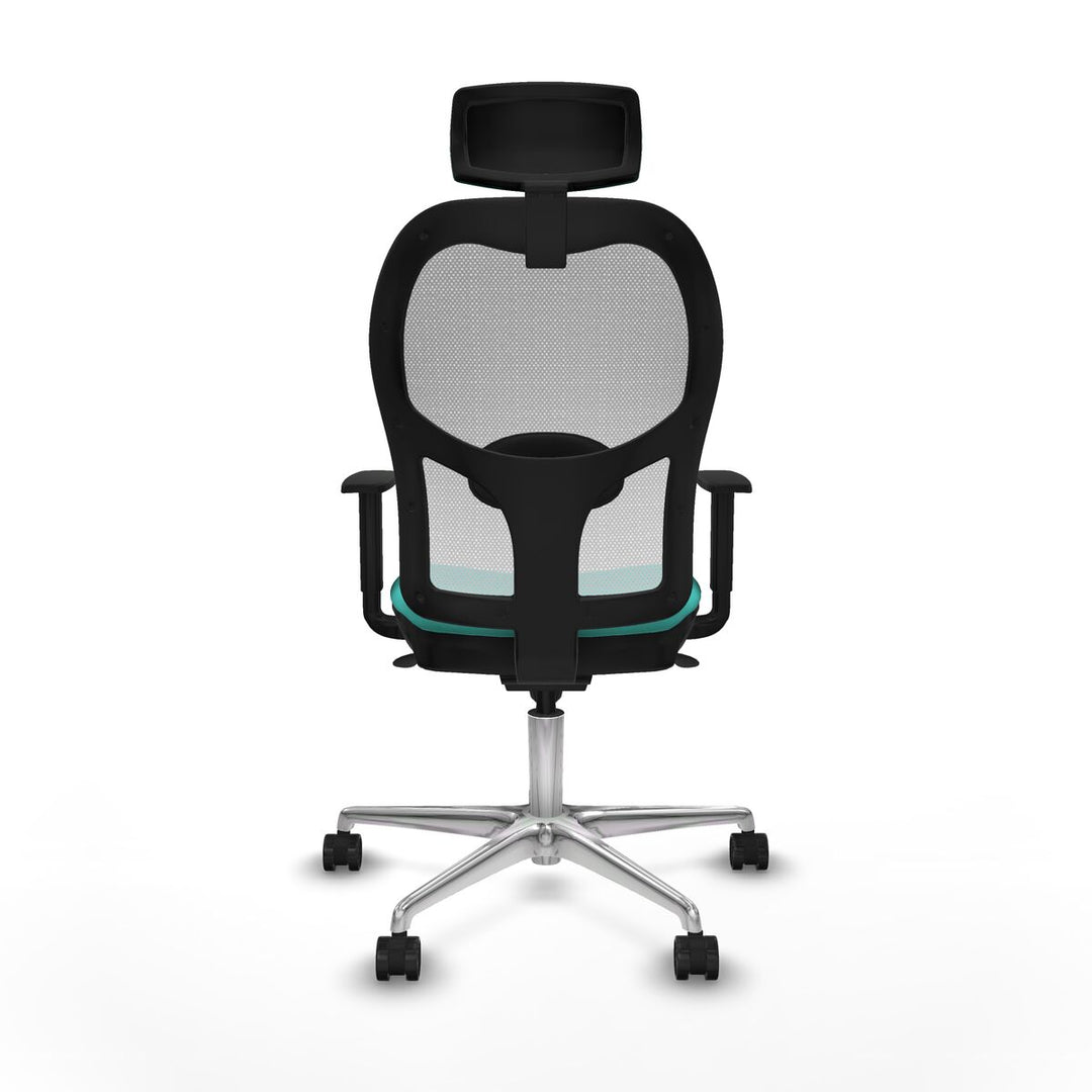 Office Chair with Headrest Jorquera Piqueras y Crespo 1D086N2 Turquoise