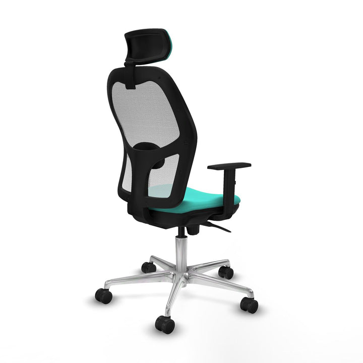 Office Chair with Headrest Jorquera Piqueras y Crespo 1D086N2 Turquoise