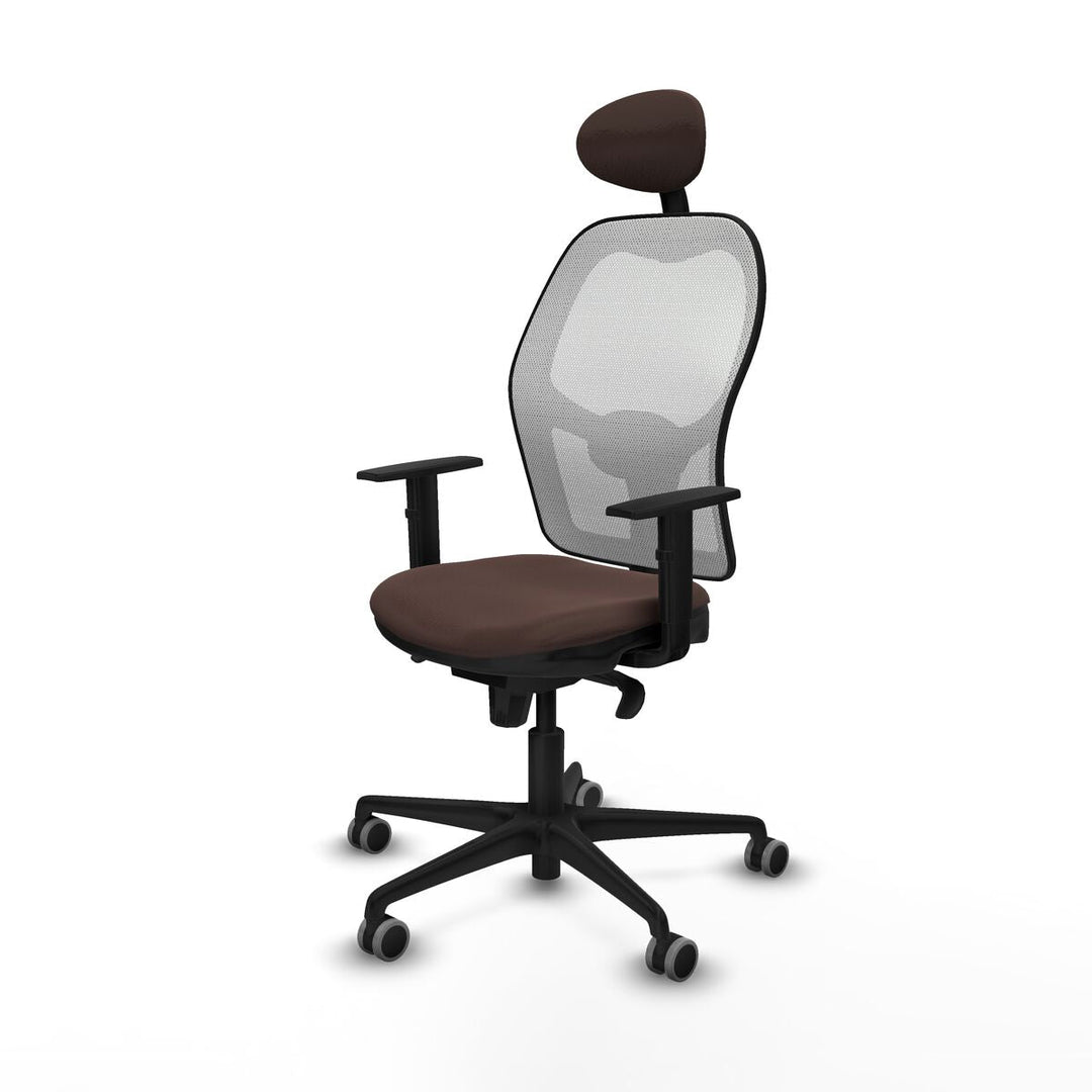Office Chair Piqueras y Crespo 1D036G1 White Dark brown