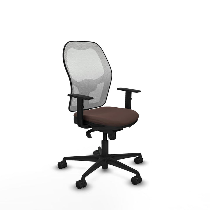 Office Chair Piqueras y Crespo 1D036N0 White Dark brown