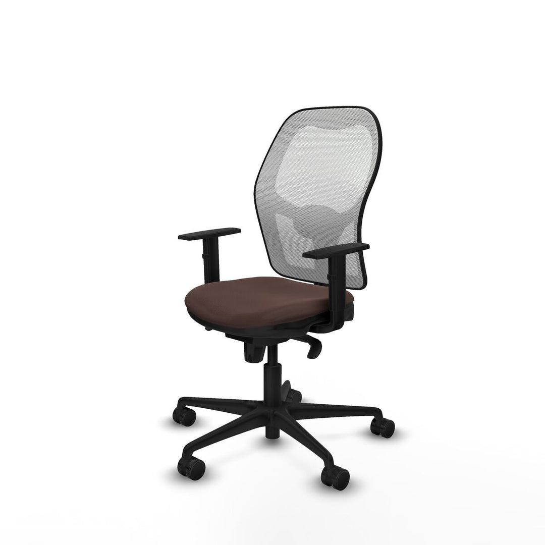 Office Chair Piqueras y Crespo 1D036N0 White Dark brown