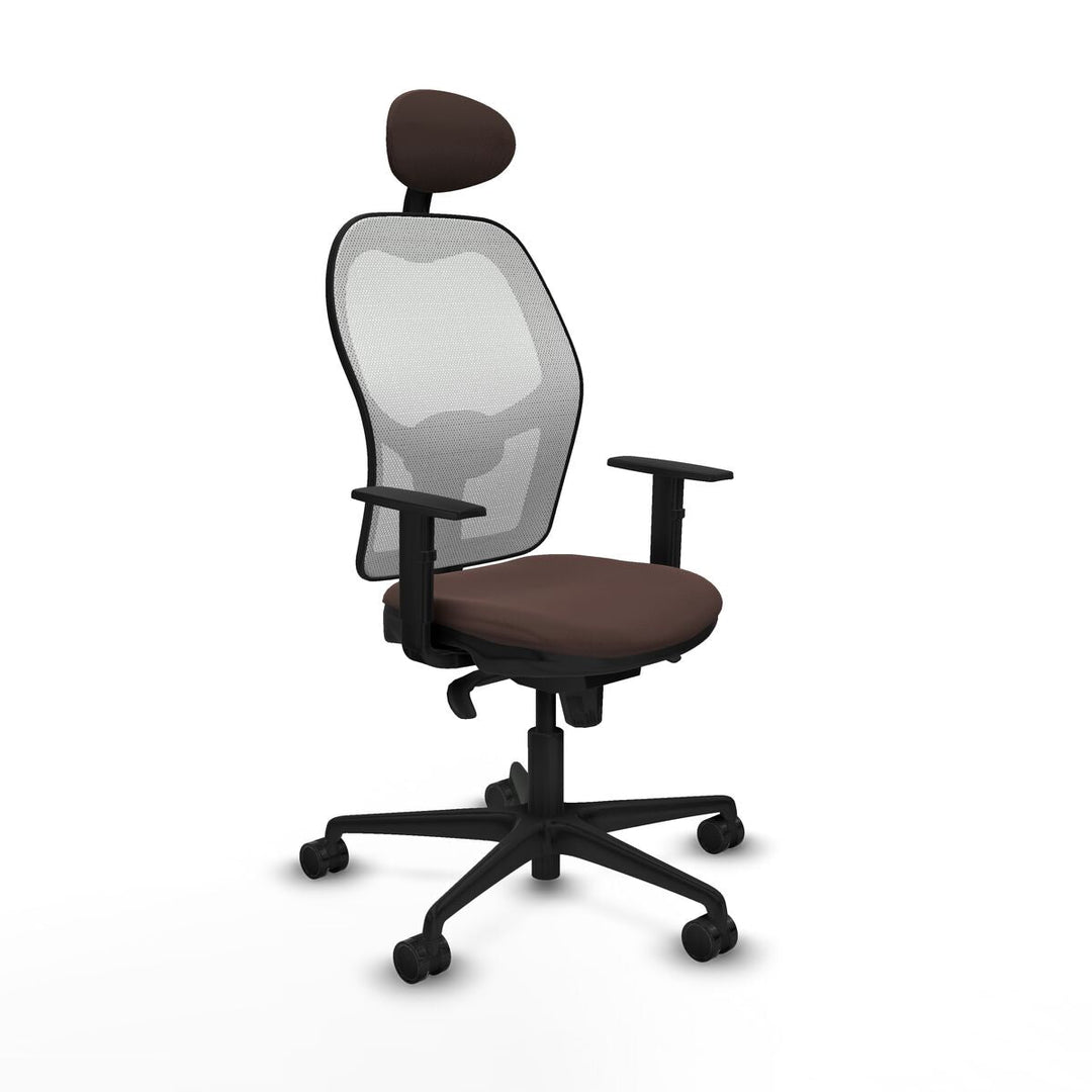 Office Chair Piqueras y Crespo 1D036N1 White Dark brown