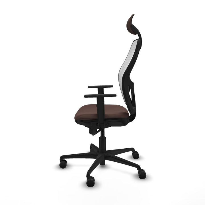 Office Chair Piqueras y Crespo 1D036N1 White Dark brown