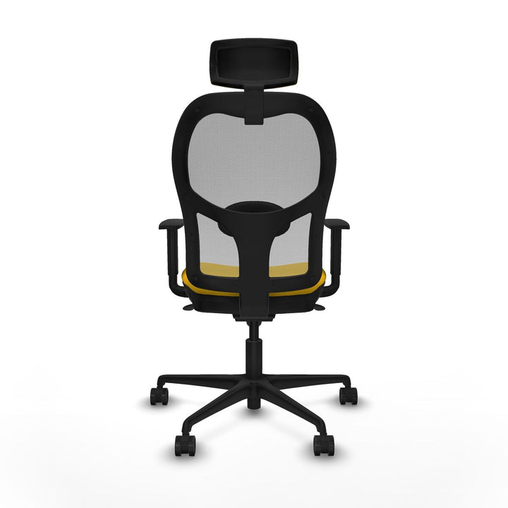 Office Chair with Headrest Piqueras y Crespo 1D036N2 Yellow