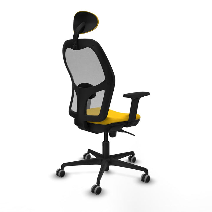 Office Chair with Headrest Piqueras y Crespo 2D036G1 Yellow