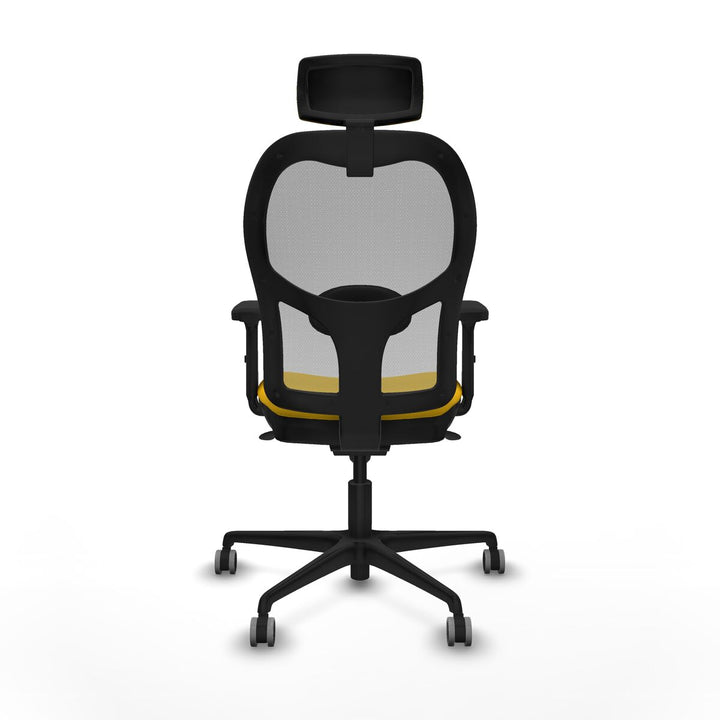 Office Chair with Headrest Piqueras y Crespo 2D036G2 Yellow