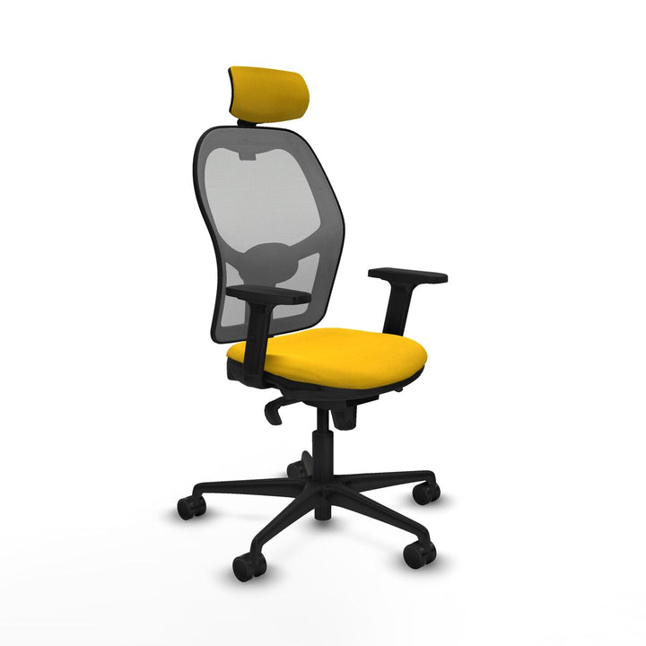 Office Chair with Headrest Piqueras y Crespo 2D036N2 Yellow