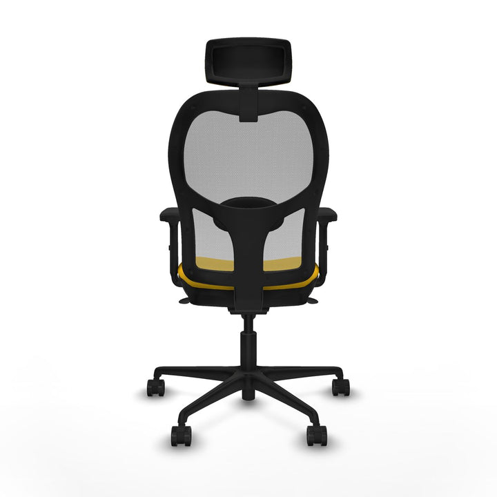 Office Chair with Headrest Piqueras y Crespo 2D036N2 Yellow