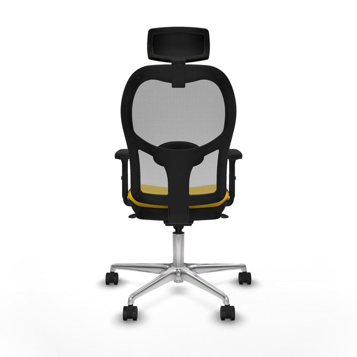 Office Chair with Headrest Piqueras y Crespo 2D086N2 Yellow